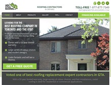 Tablet Screenshot of newsteelroofers.com